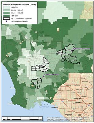 Increasing Engagement in Kitten Fostering Programs: Lessons Learned From High Kitten Intake Zip Codes in Los Angeles County
